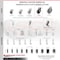 Service Caster 4 Inch Thermoplastic Wheel 1-3/4 Inch Expanding Stem Caster Set with 2 Brakes SCC-EX05S410-TPRS-134-2-SLB-2 - alternate 6
